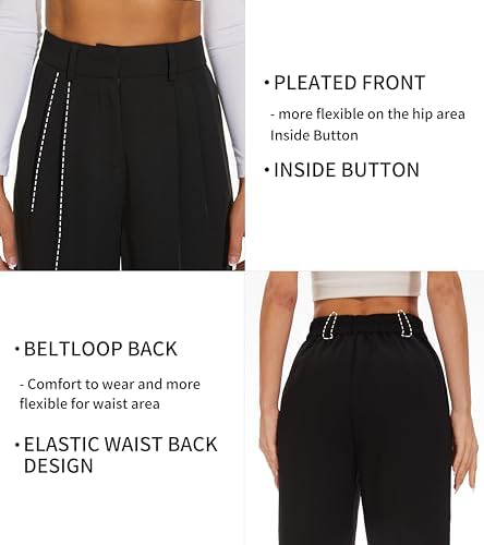 Experience Effortless Elegance: KICZOY Women’s Wide Leg Pants – A Stylish Fusion of Comfort and Confidence插图1